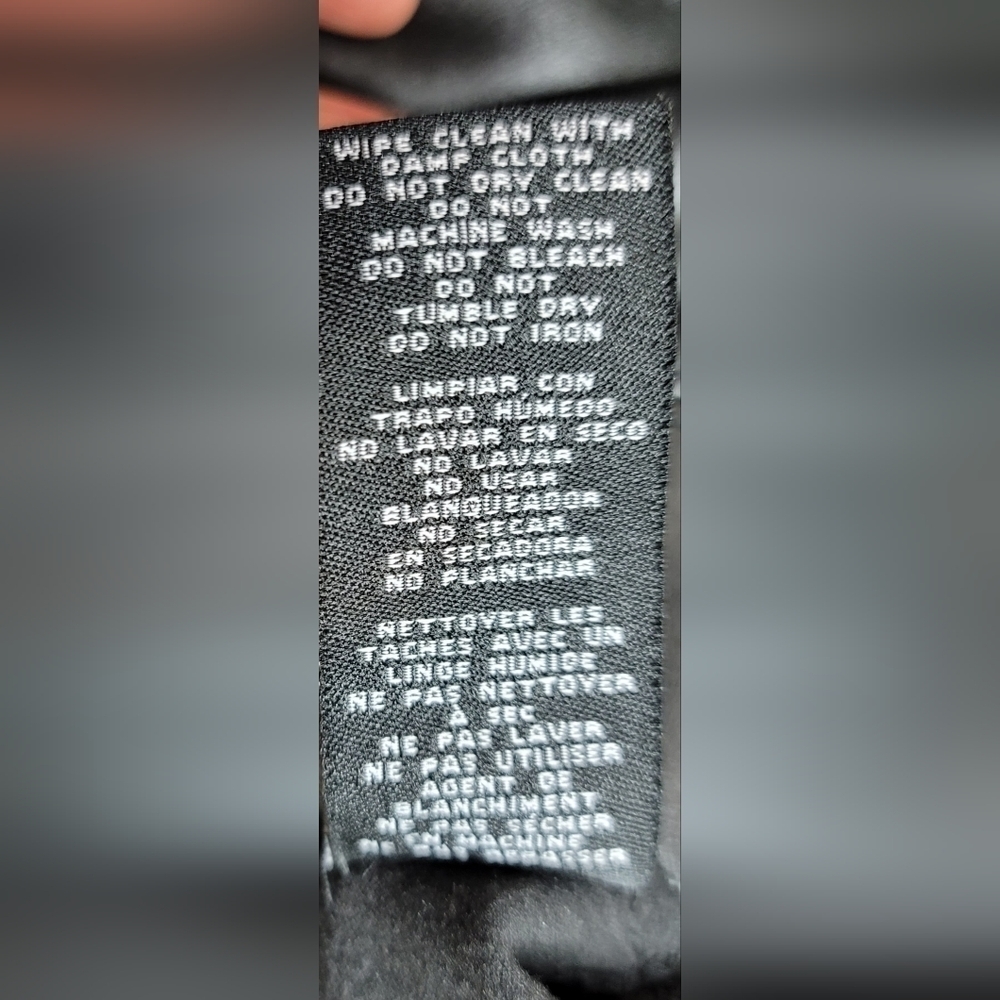 Fashion Nova Black Pleather Skinny Pants Women's Size Large - Picture 8 of 12